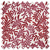 Leaf Vine, Rouge - Made to Measure Curtains